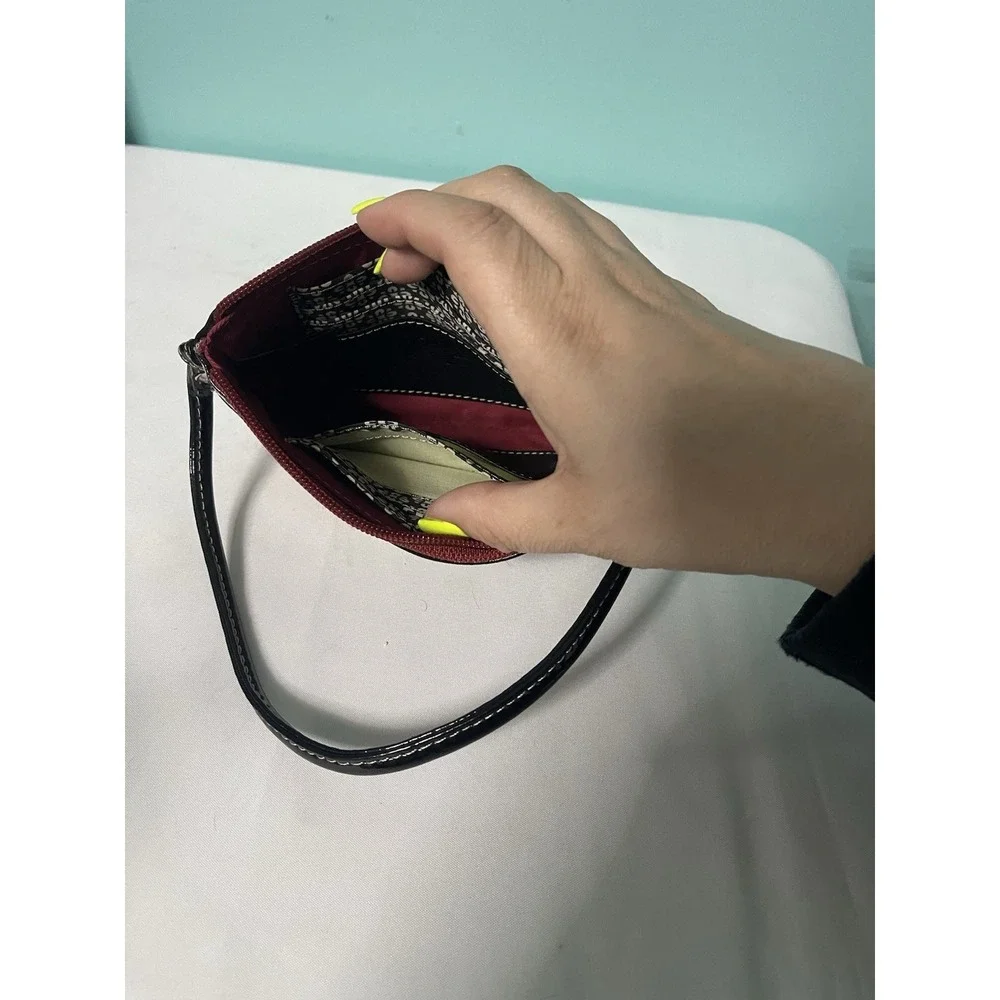Fossil‎ Key Per Wristlet Canvas Floral Purse